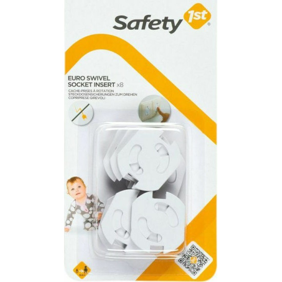 Safety1st Ασφάλεια Πρίζας Περιστρεφόμενη 8τμχ U01-39051-00