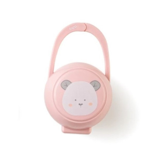 Saro Θήκη Πιπίλας Little Panda Ροζ
