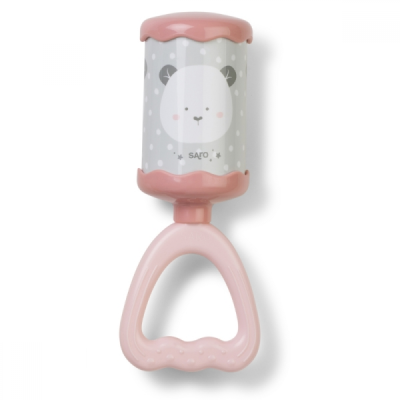 Saro Η Πρώτη μου Κουδουνίστρα Panda Pink