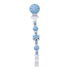 Saro Κλιπ Πιπίλας Σιλικόνης Foxy Blue 0+M