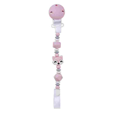 Saro Κλιπ Πιπίλας Σιλικόνης Foxy Pink 0+M