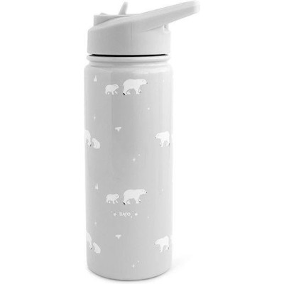 Saro Παγούρι Θερμός Polar Bear 500ml Γκρι