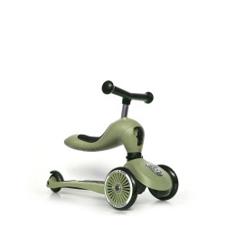 Scoot And Ride Παιδικό Πατίνι Highwaykick 1 Τρίτροχο με Κάθισμα Olive