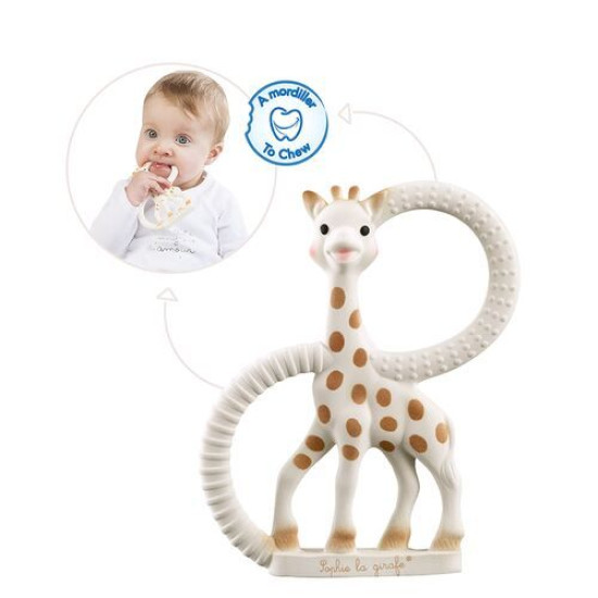 Sophie La Giraffe Σόφι και Δακτύλιος Οδοντοφυΐας So Pure 0m+