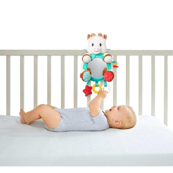Sophie La Girafe  Καθρέφτης με Παιχνίδια για Κούνια, Καρότσι ή Αυτοκίνητο