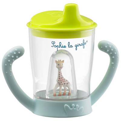 Sophie La Giraffe Εκπαιδευτικό Ποτήρι με Στόμιο Non Spill Cup Mascotte 180ml
