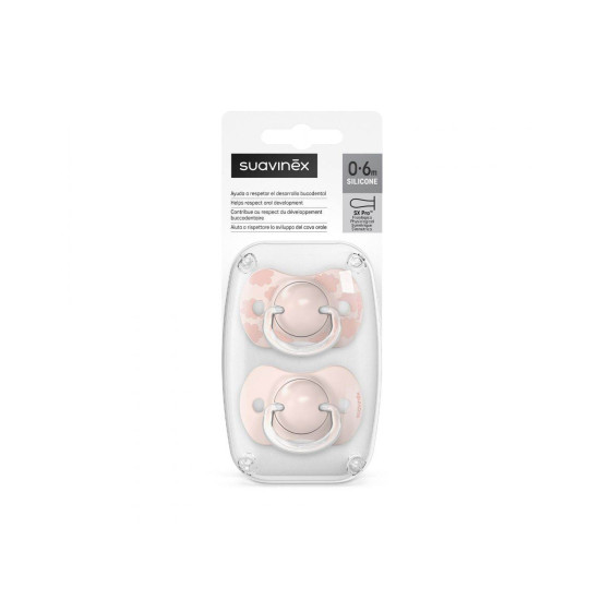 Suavinex Πιπίλες Σιλικόνης SX PRO Physiological Dreams Pink για 0-6 μηνών 2τμχ