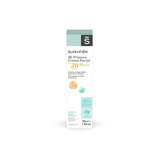 Suavinex Αντηλιακή Κρέμα Προσώπου για βρέφη SPF30 50ml