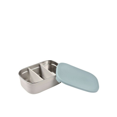 Beaba Δοχείο Φαγητού Ανοξείδωτο με χωρίσματα Velvet grey/baltic blue