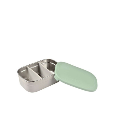 Beaba Δοχείο Φαγητού Ανοξείδωτο με χωρίσματα Velvet grey/Sage Green