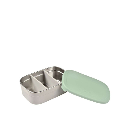 Beaba Δοχείο Φαγητού Ανοξείδωτο με χωρίσματα Velvet grey/Sage Green