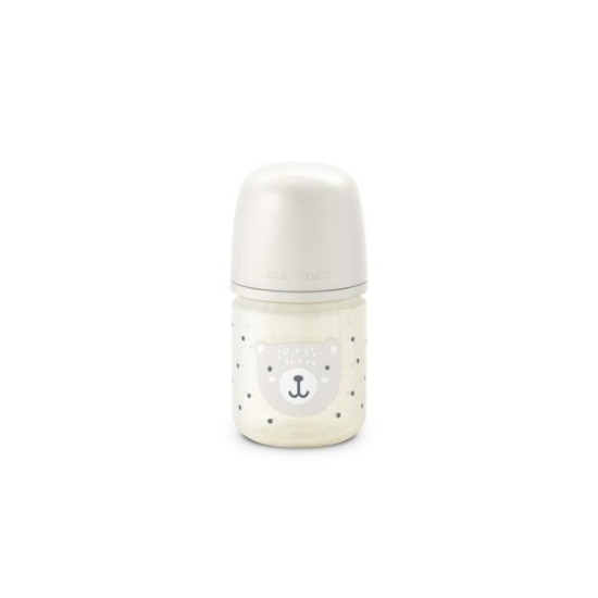 Suavinex Γυάλινο Μπιμπερό με Θηλή Σιλικόνης SX PRO Physiological 120ml Wild Beige 0m+