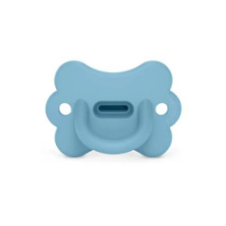 Suavinex Πιπίλα Σιλικόνης SX PRO Physiological Butterfly Infinity Blue 6-18 μηνών