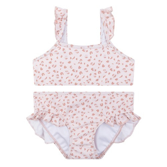 Swim Essentials Μαγιό Μπικίνι Old Pink Leopard