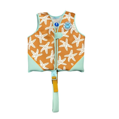 Swim Essentials Σωσίβιο Γιλέκο με Ιμάντα Ασφαλείας 3-6 Ετών Leopard