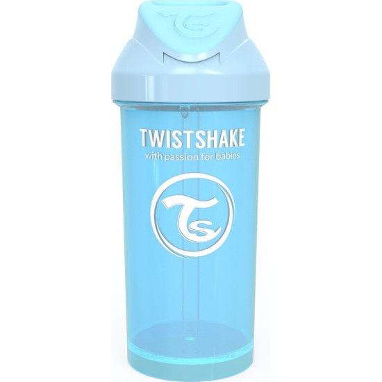 Twistshake Κύπελλο Straw Cup 360ml 6+ Μηνών Pastel Blue