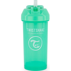 Twistshake Κύπελλο Straw Cup 360ml 6+ Μηνών Pastel Green