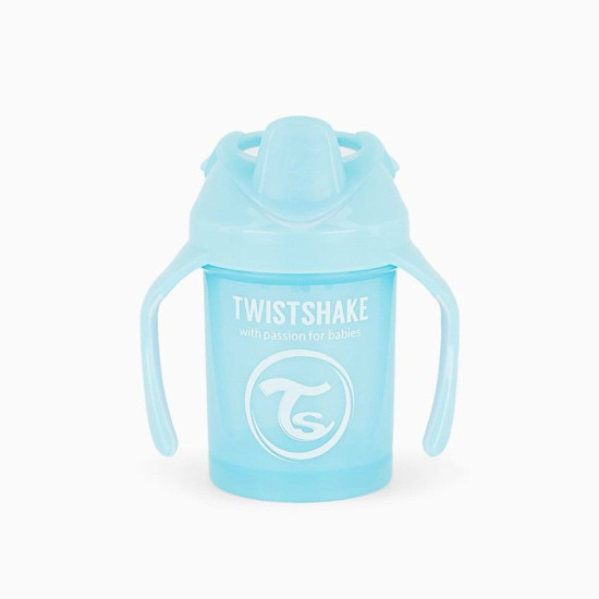 Twistshake Κύπελλο Mini Cup 230ml Με Μίξερ Φρούτων 4+ Μηνών Pastel Blue
