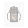 Twistshake Κύπελλο Mini Cup 230ml Με Μίξερ Φρούτων 4+ Μηνών Pastel Grey