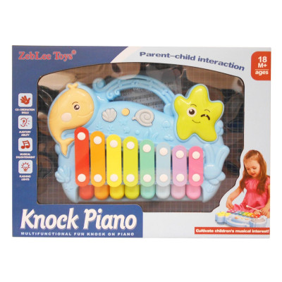 Zita Toys Πιάνο Ξυλόφωνο Μπαταρίας με Ήχους και Φως 005.9388-123