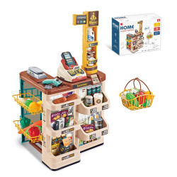 Zita Toys Super Market με Καλαθάκι, Scanner, Pos και Ταμειακή μηχανή 005.668-85