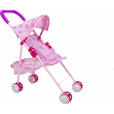 Zita Toys Παιδικό Καροτσάκι Ροζ 008.833C