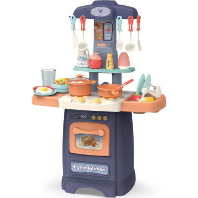Zita Toys Κουζίνα μπλε με Ήχο, Φως και Βρύση που τρέχει Νερό