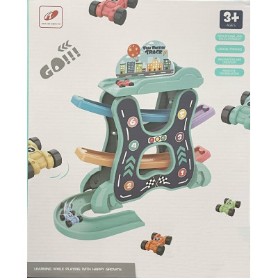 Zita Toys Πίστα με Ράμπα και Αυτοκινητάκια 2 Επιπέδων 005.589-46