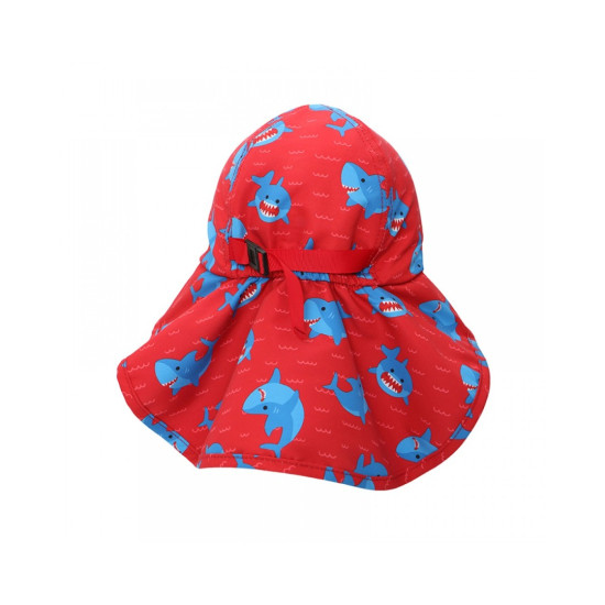 Zoocchini Cape Sunhat Παιδικό Αντιηλιακό Καπέλο UPF50+ Blue Shark ZOO15052