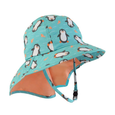 Zoocchini Cape Sunhat Παιδικό Αντιηλιακό Καπέλο UPF50+ Penguin
