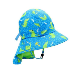 Zoocchini Cape Sunhat Παιδικό Αντιηλιακό Καπέλο UPF50+ Alligator