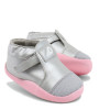 Bobux Xplorer Origin Βρεφικά Sneakers Silver - Ice Pink