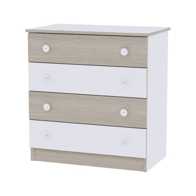Lorelli Bertoni Βρεφική Συρταριέρα Αλλαξιέρα Dresser New White - Amber 10170070035А