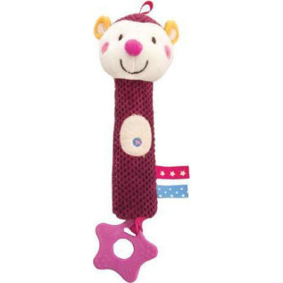 Kikka Boo Κουδουνίστρα Squeaker Toy Hedgehog Pink 31201010064