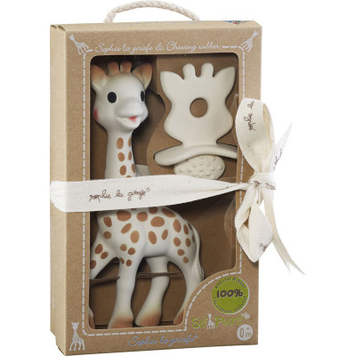Sophie La Girafe και  Κρίκος Οδοντοφυΐας απο Φυσικο Καουτσούκ
