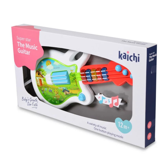 Moni Μουσική Βρεφική Κιθάρα Kaichi Music Guitar K999-141