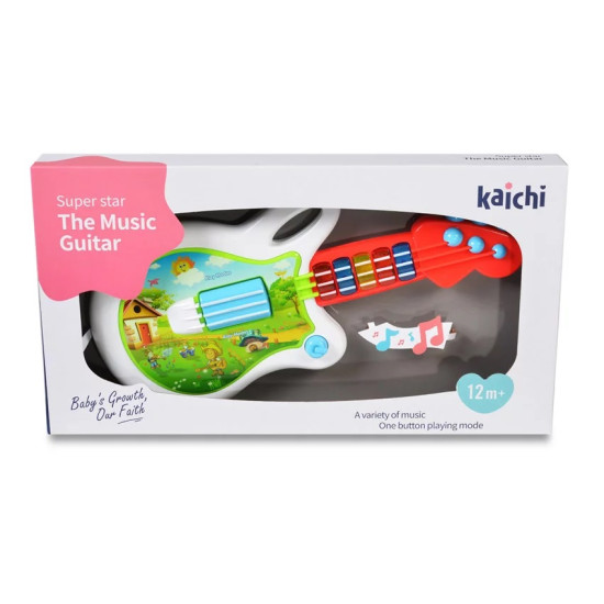 Moni Μουσική Βρεφική Κιθάρα Kaichi Music Guitar K999-141
