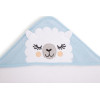Kikka Boo Hooded Towel Παιδική Πετσέτα Μπάνιου με Κουκούλα 80x80cm Sleepy Lama Blue 31104010024