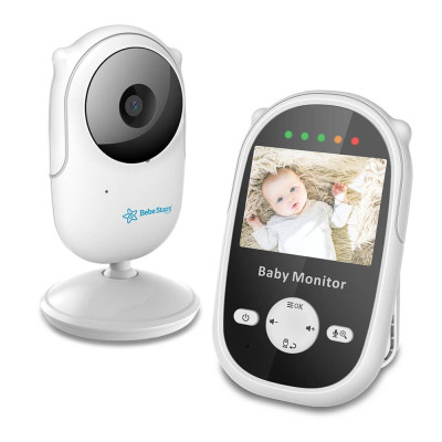 Bebe Stars Ενδοεπικοινωνία Μωρού Με Κάμερα & Ήχο Λευκό 9500