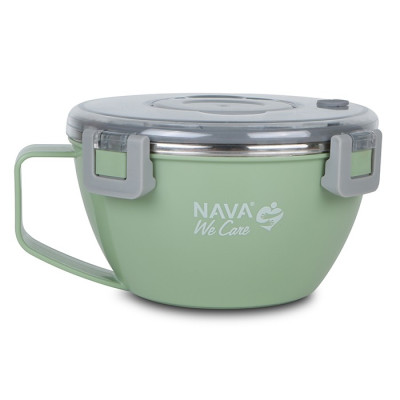 Nava Θερμός Φαγητού Inox Green 850ml
