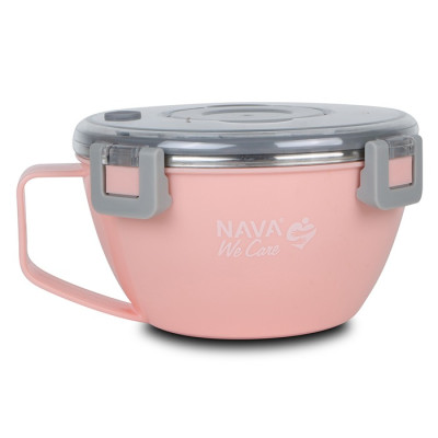 Nava Θερμός Φαγητού Inox Pink 850ml