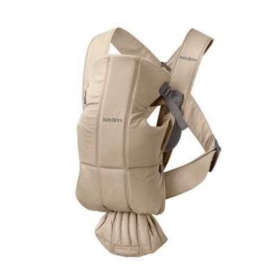 BabyBjorn Μάρσιπος Mini Woven Beige