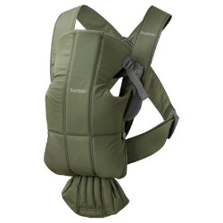 BabyBjorn Μάρσιπος Mini Woven Dark Green