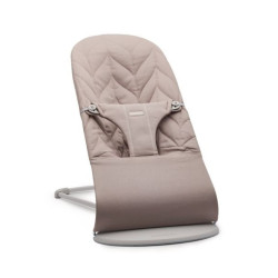 BabyBjorn Ρηλάξ Bliss, Woven, Petal quilt, Sand grey