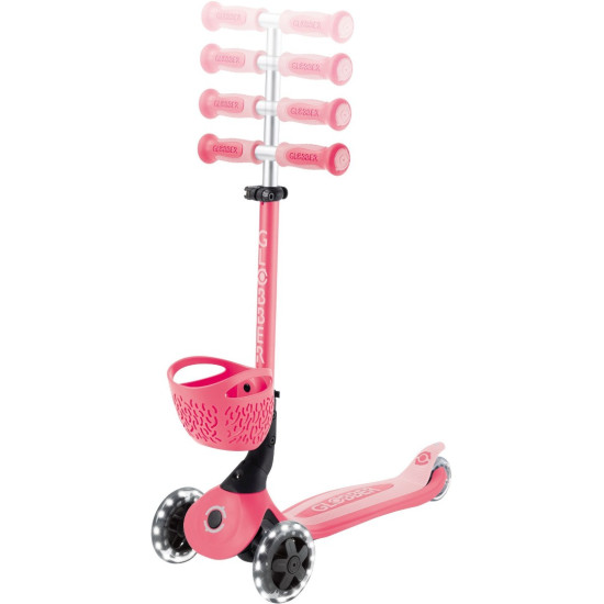 Globber Scooter Go.Up Baby Lights 360 Pink