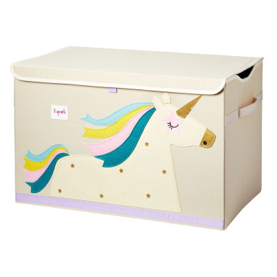 3 Sprouts Toy Chest Unicorn
