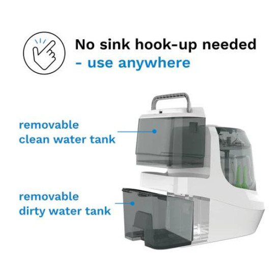 Baby Brezza Bottle Washer Pro & Sterilizer Portable White