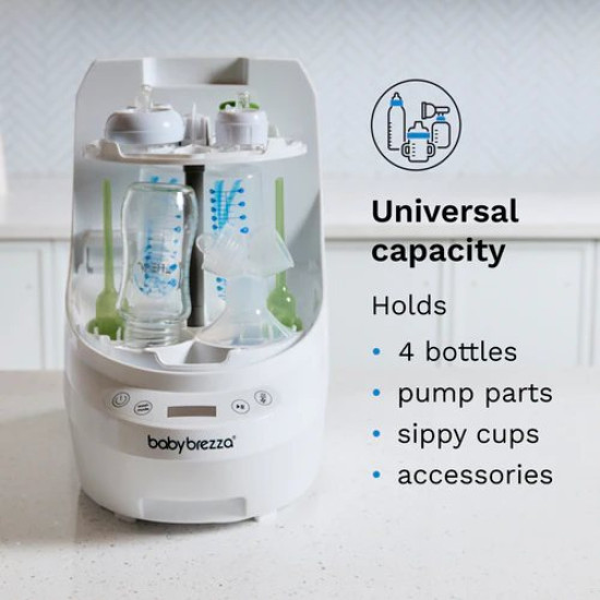 Baby Brezza Bottle Washer Pro & Sterilizer Portable White