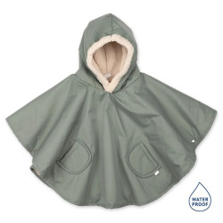 Bemini Αδιάβροχο Poncho με ζεστή Επένδυση Olive 9-36M
