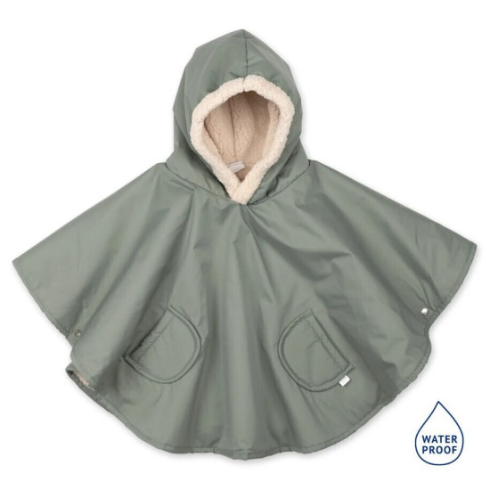 Bemini Αδιάβροχο Poncho με ζεστή Επένδυση Olive 9-36M